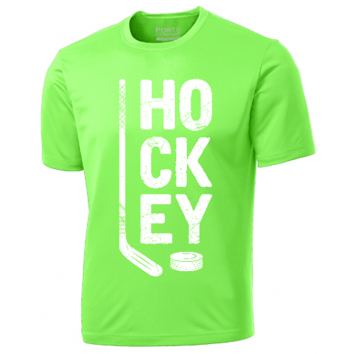 DISTRESSED HOCKEY WHITE FONT