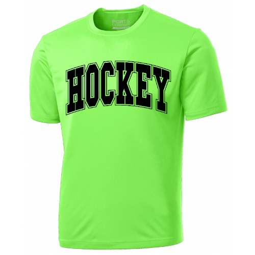 HOCKEY IN BLACK FONT